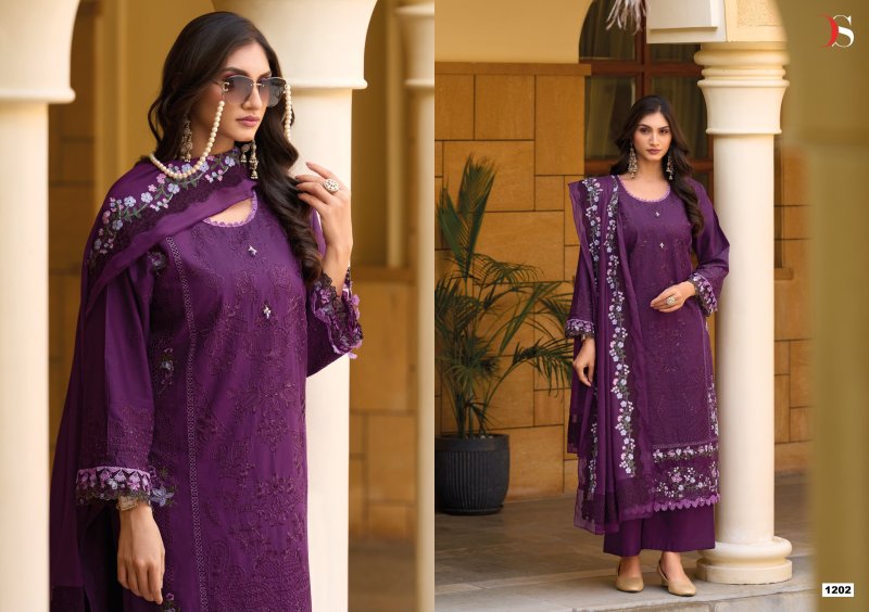 Elaf Premium Vol 12 By Deepsy Cotton Salwar Kameez